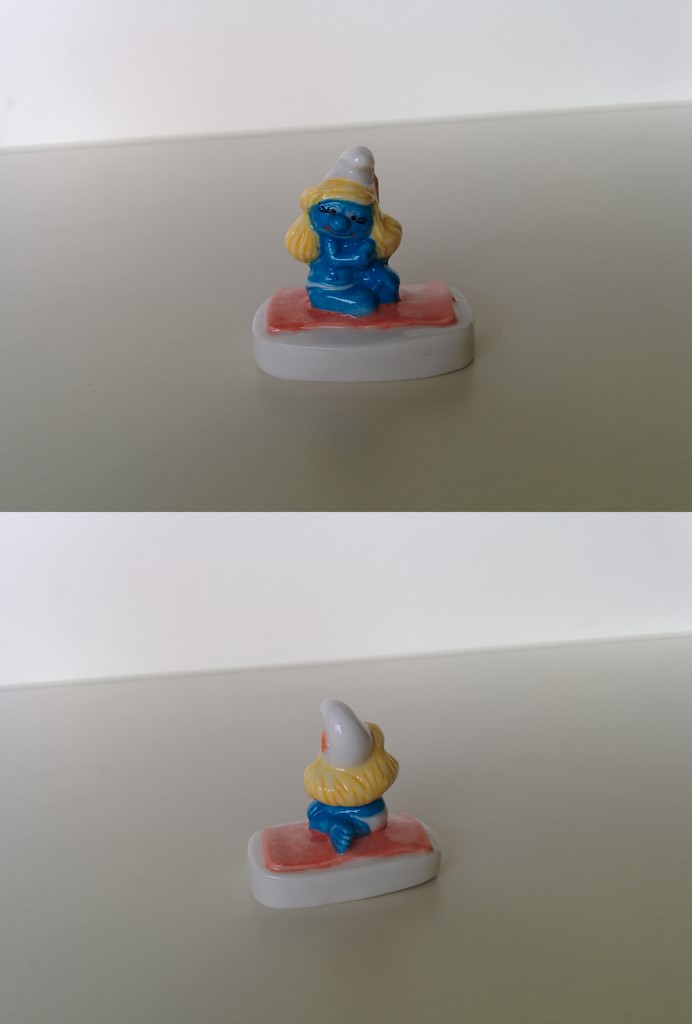 Schtroumpfette à la plage