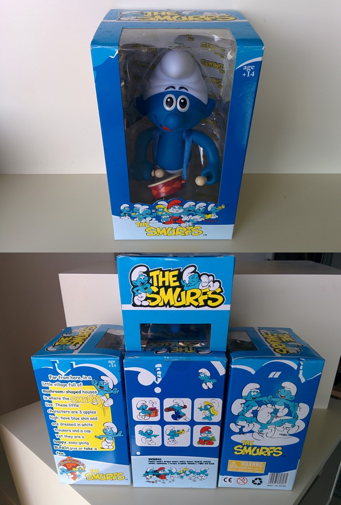 Schtroumpf au tambour