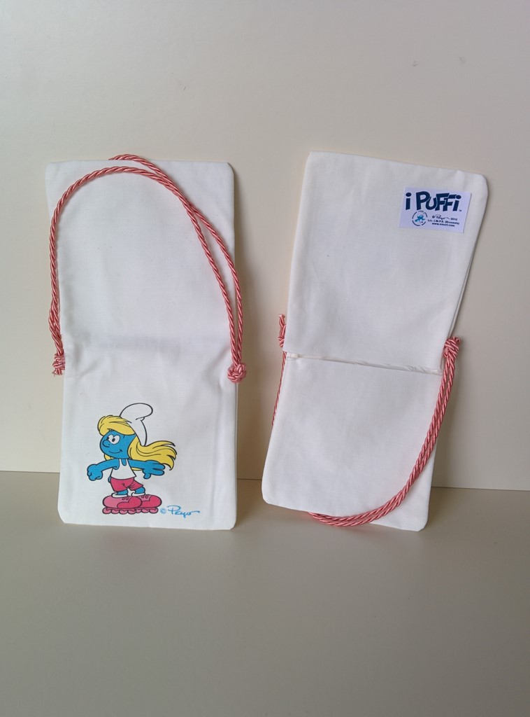 Bonbonnière pour dragées - Schtroumpfette en rollers