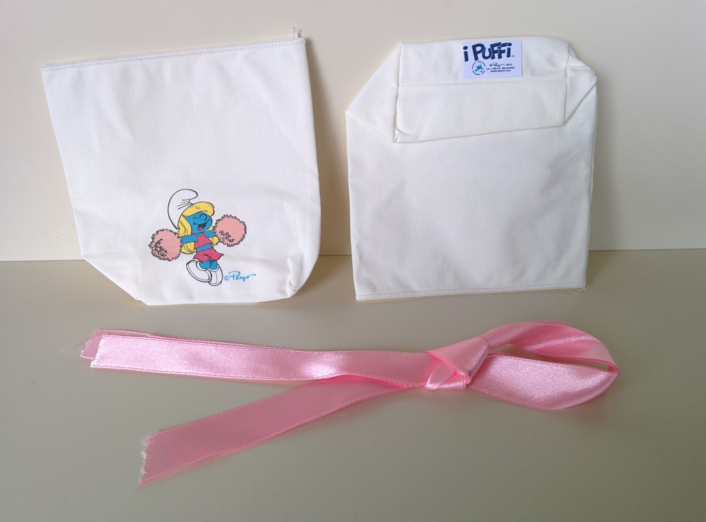 Bonbonnière pour dragées - Schtroumpfette pom pom girl