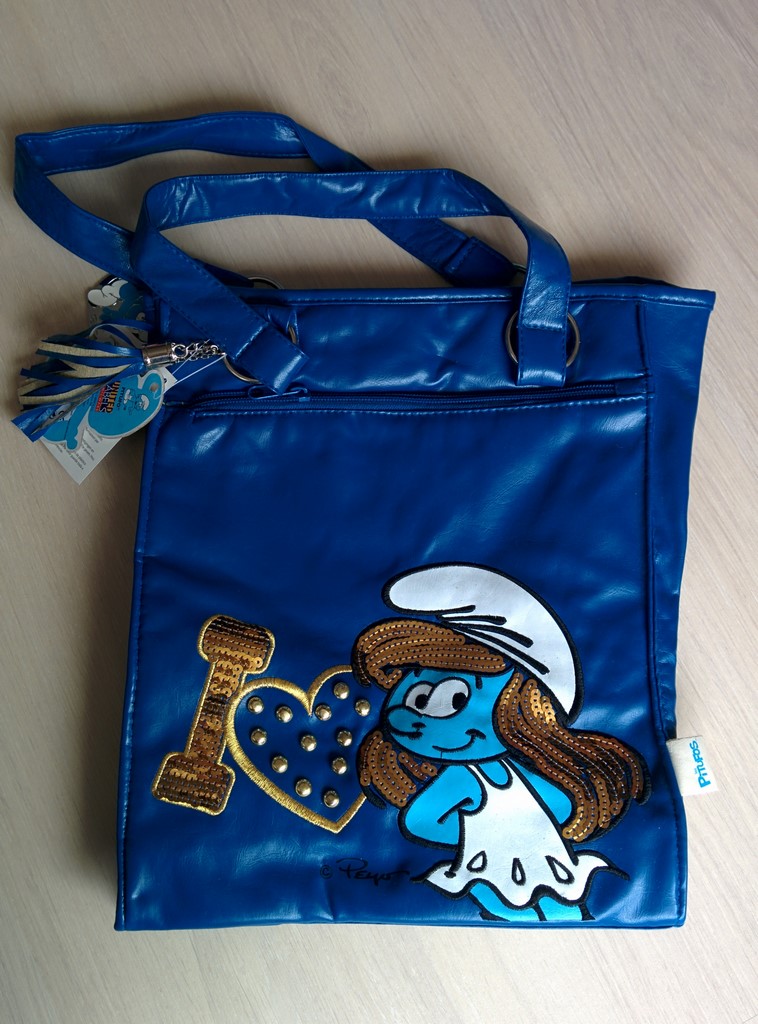 Sacoche Schtroumpfette - Bleue