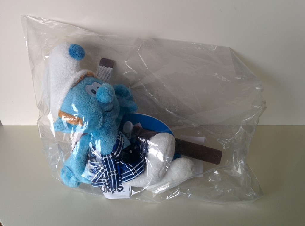 Marionnette Schtroumpf Téméraire