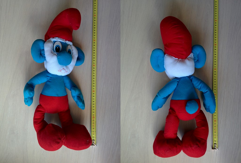 Peluche mexicaine Grand Schtroumpf 