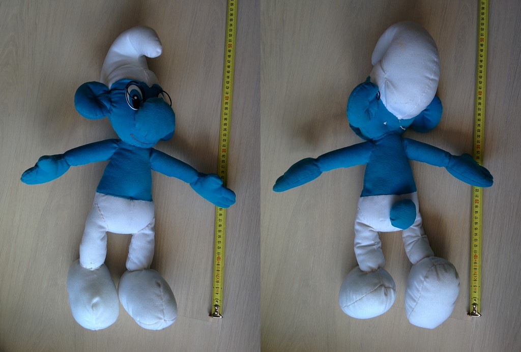 Peluche mexicaine Schtroumpf à Lunettes