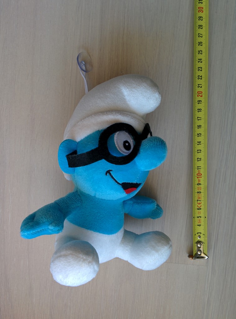 Peluche Schtroumpf à Lunettes à ventouse
