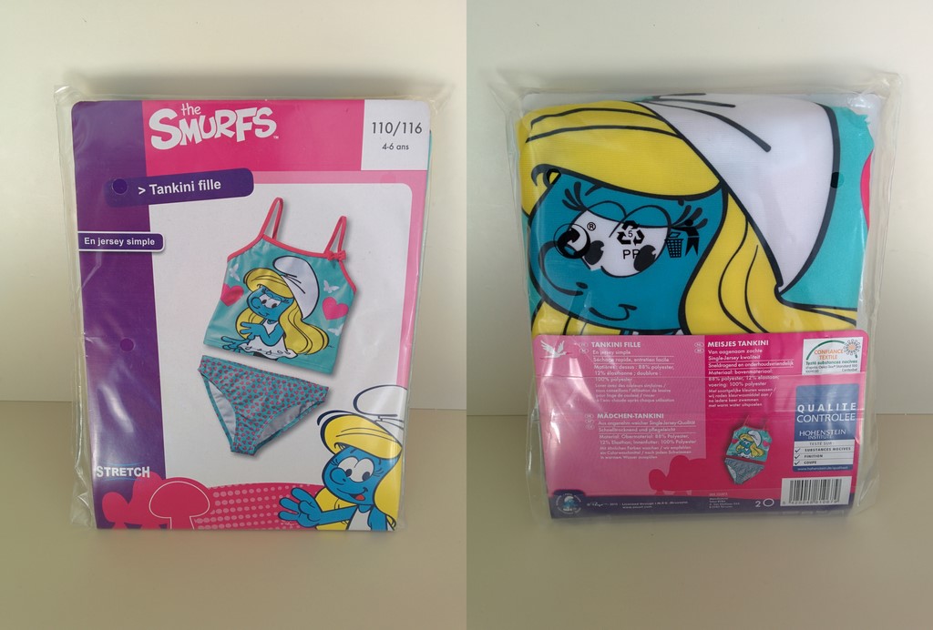 Tankini Schtroumpfette