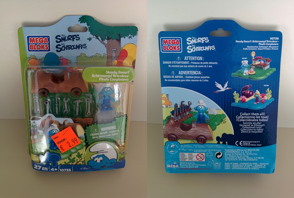10736 - Schtroumpf Bricoleur
