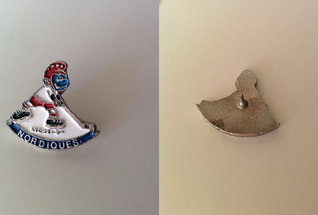 Pin's Nordiques - Hockey sur glace