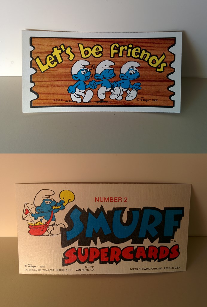 Smurf Supercards 2 - Let's be friends