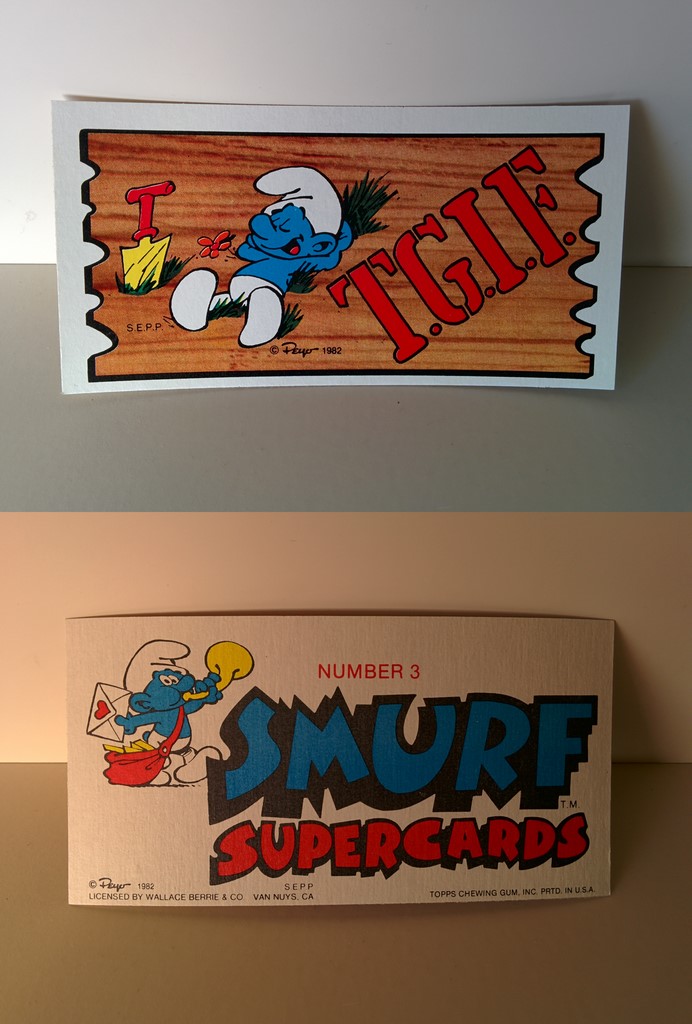Smurf Supercards 3 - T.G.I.F