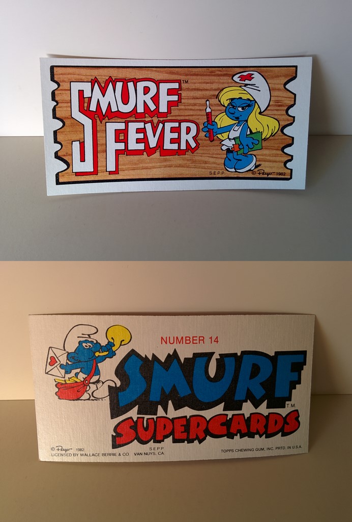 Smurf Supercards 14 - Smurf fever