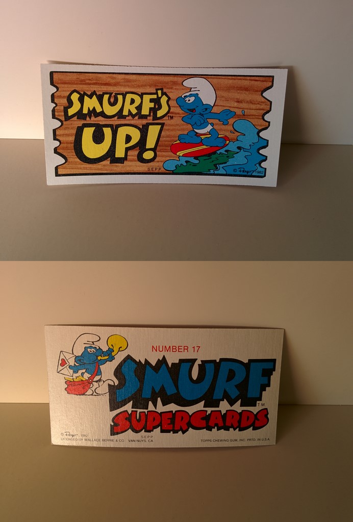 Smurf Supercards 17 - Smurf's up !