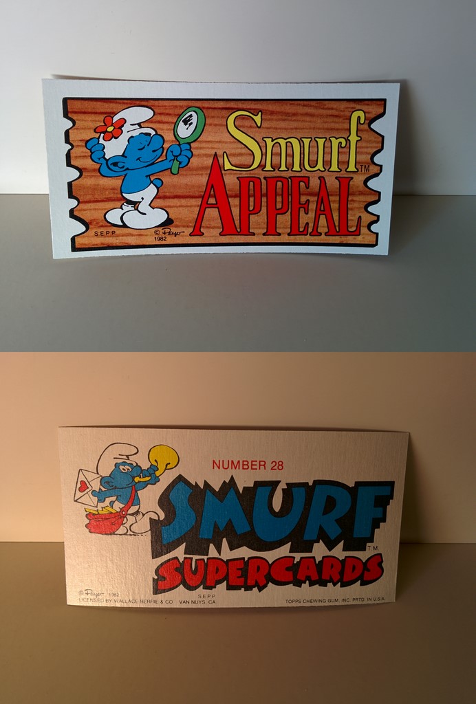 Smurf Supercards 28 - Smurf appeal