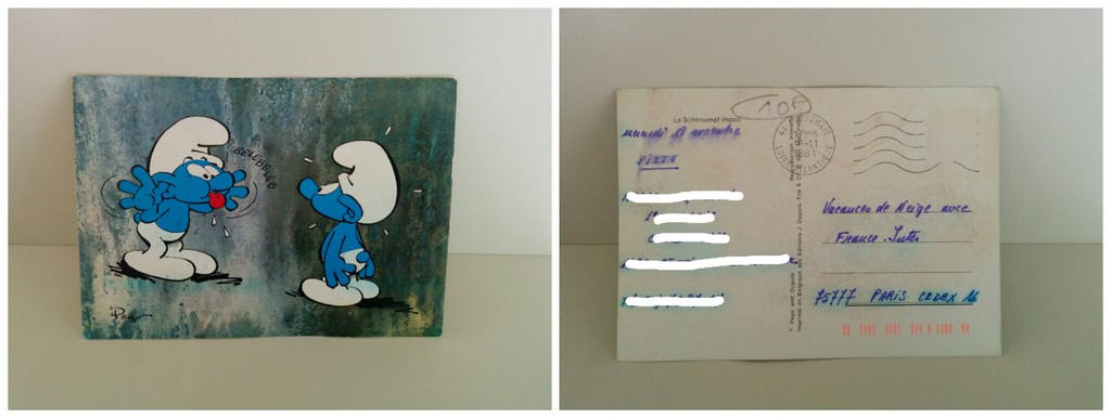 Schtroumpf qui tire la langue