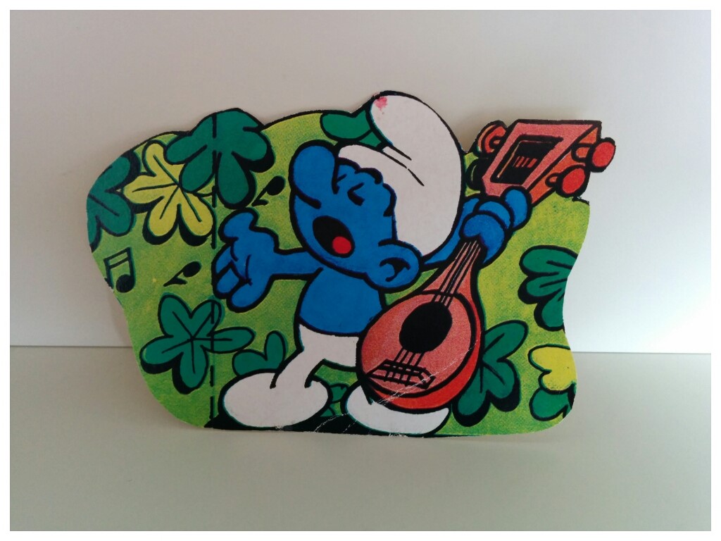 Silhouette Schtroumpf Musicien