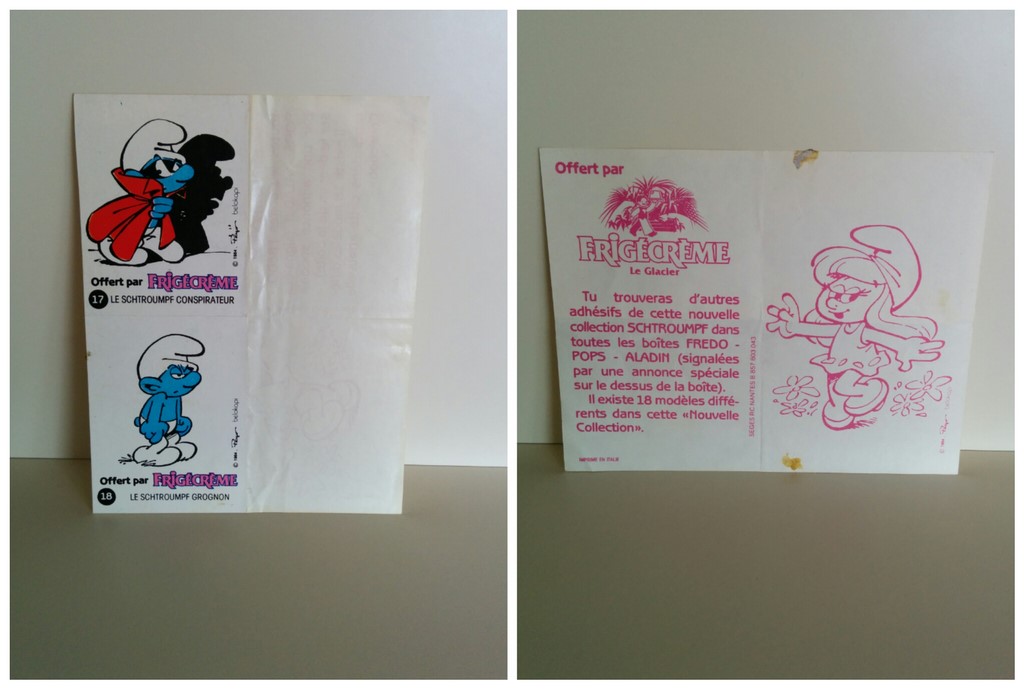 Autocollants Schtroumpfs