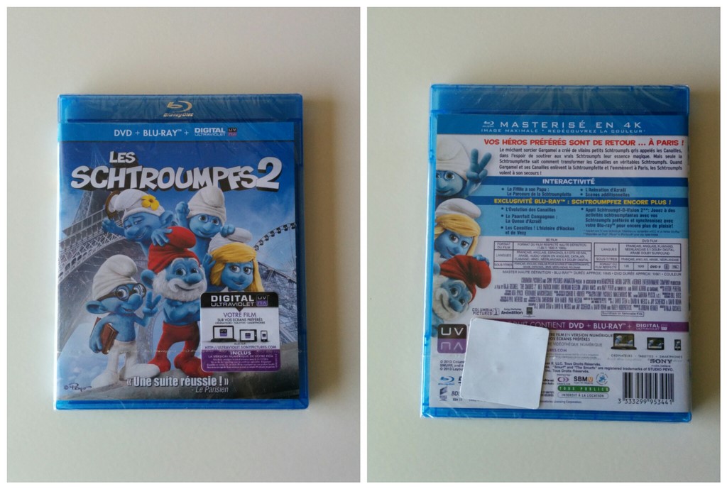 Blu-ray film Les Schtroumpfs 2