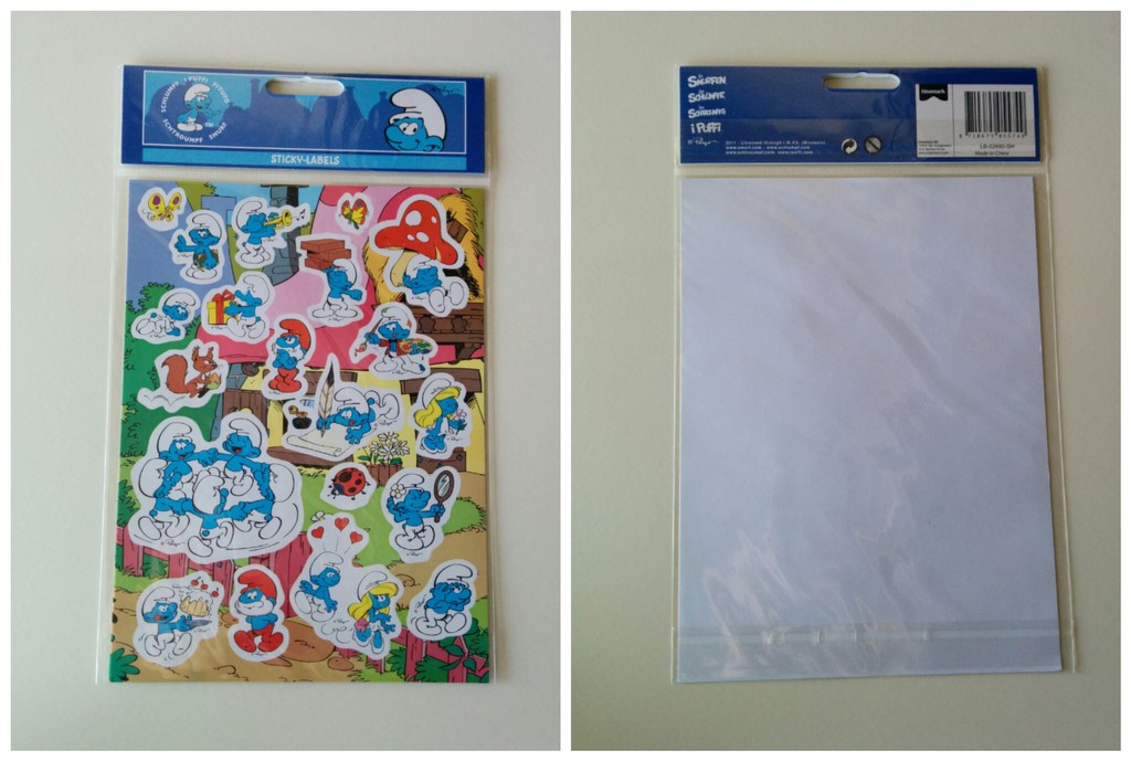 Planche d'autocollants