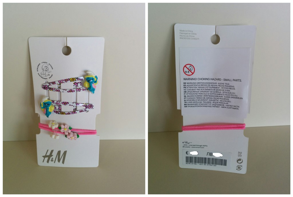 Barrettes Schtroumpfette