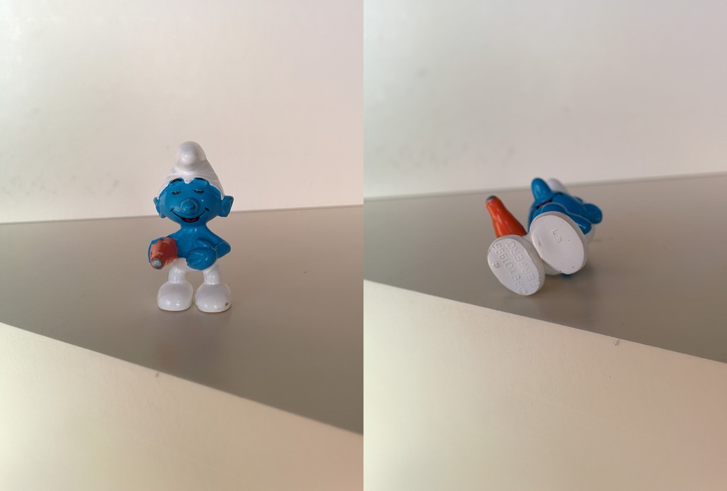Kinder Schtroumpf avec salière