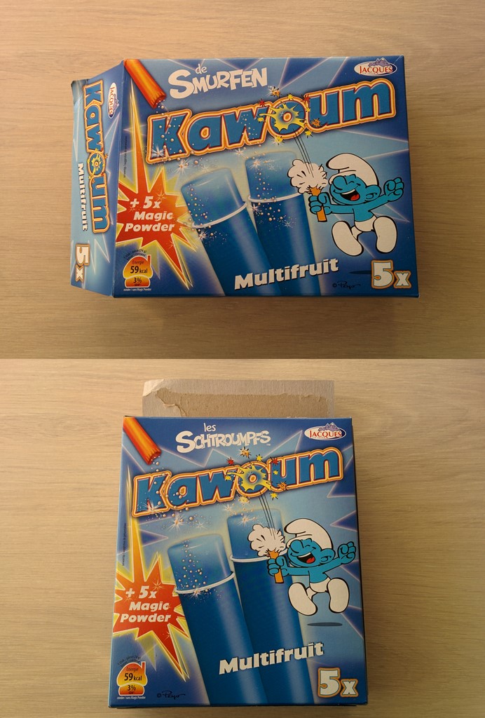 Boite de glaces - Schtroumpf