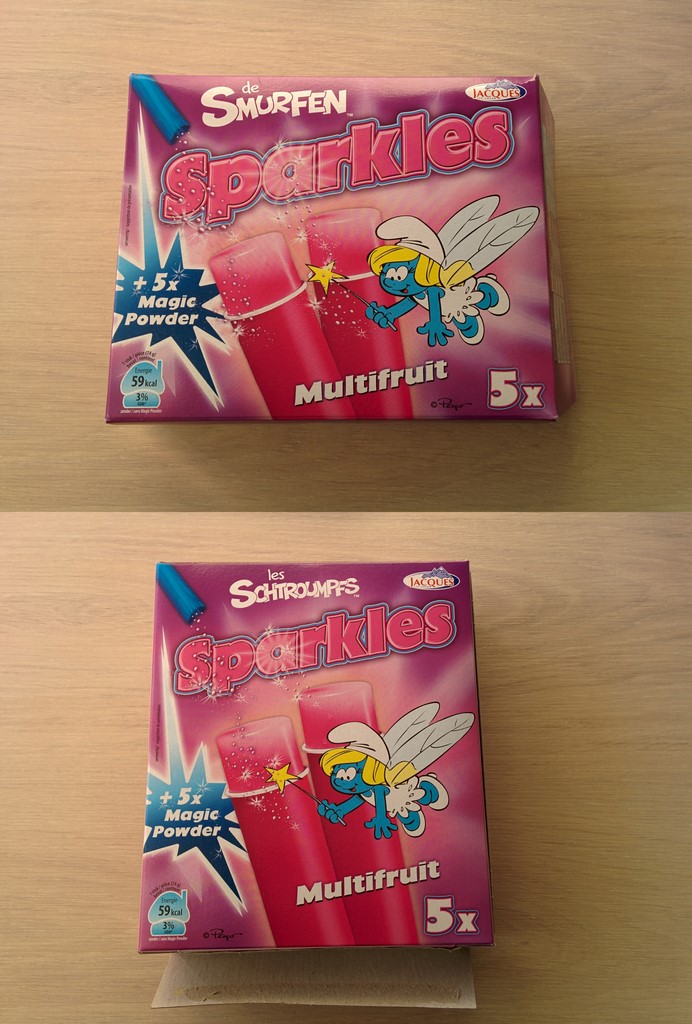 Boite de glaces - Schtroumpfette