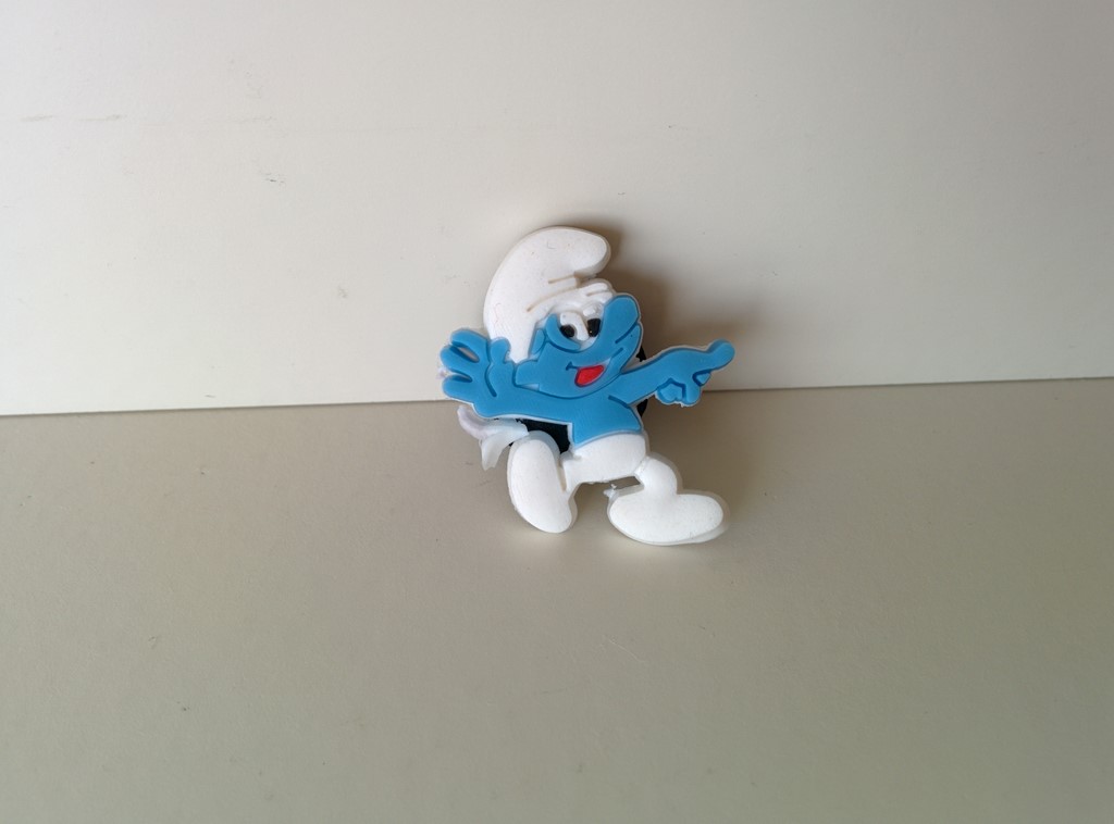 Pin's pour crocs - Schtroumpf