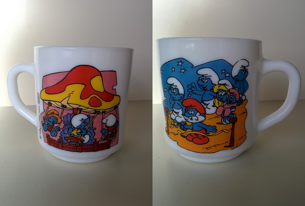 Mug Benedictin (1989) - M'tits Schtroumpfs au manège