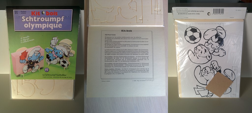 Kit bois n°12 - Schtroumpf arbitre