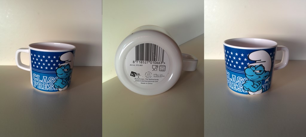 Tasse en plastique - Schtroumpf à Lunettes