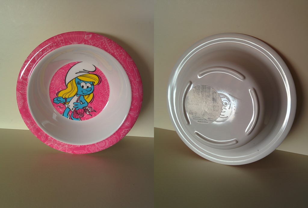 Assiette en plastique - Schtroumpfette