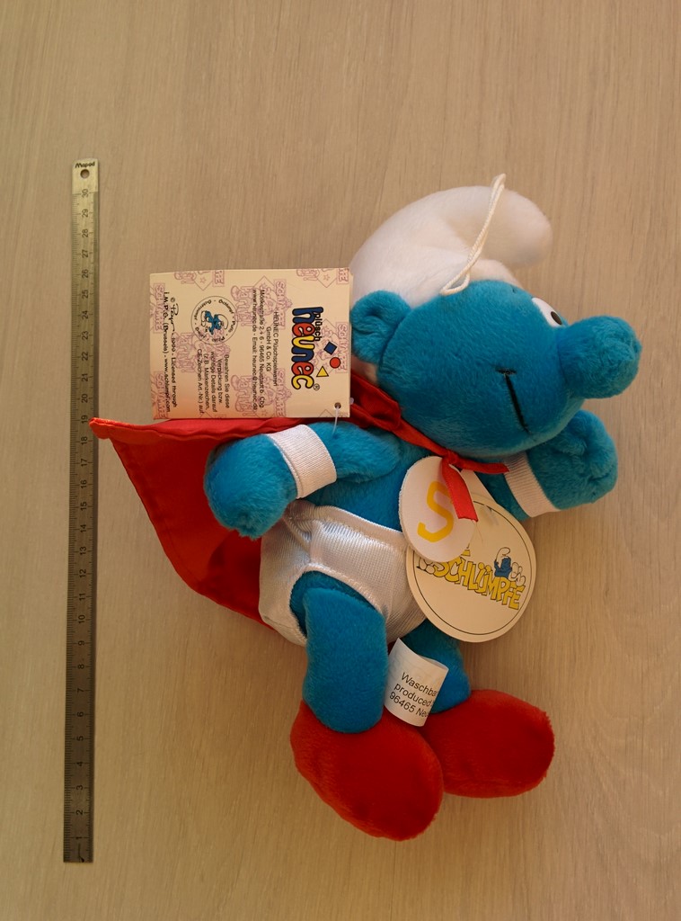 Peluche superschtroumpf