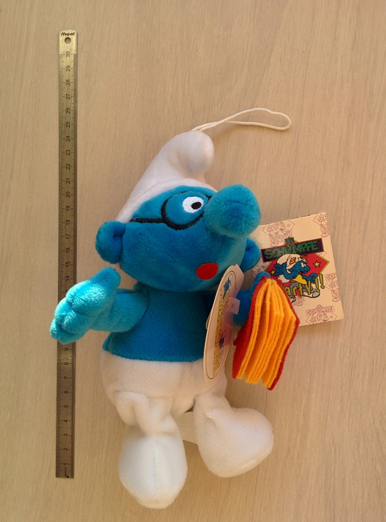 Peluche Schtroumpf à Lunettes