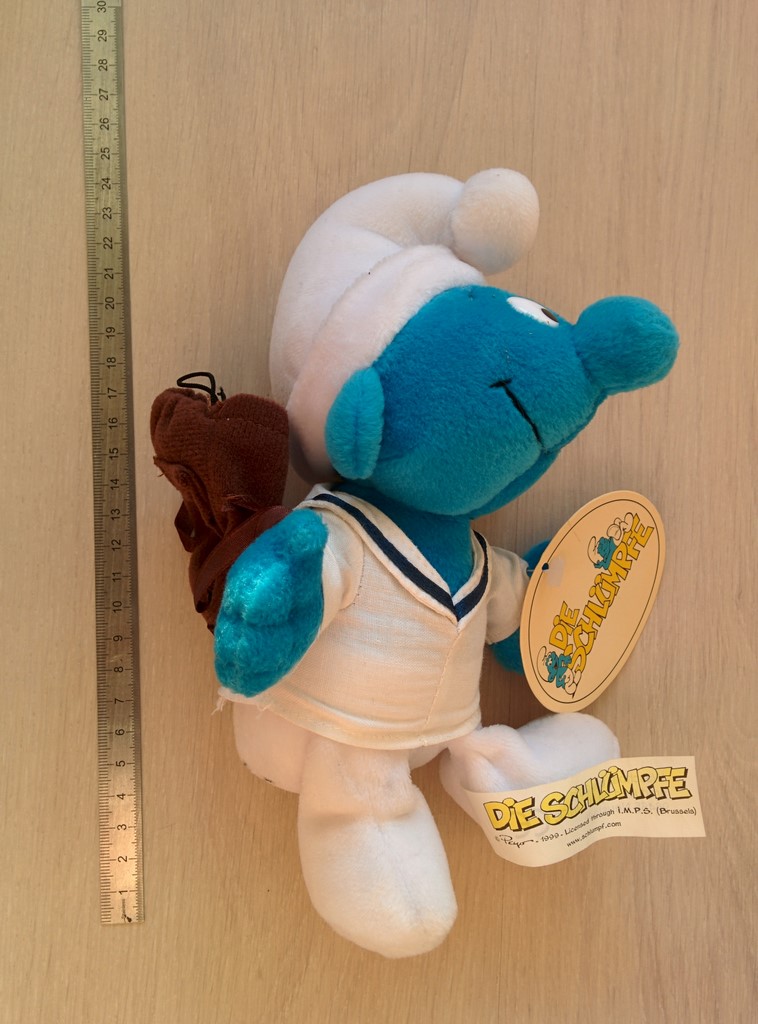 Peluche Schtroumpf matelot