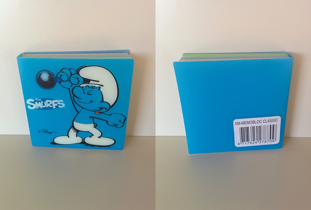 Bloc notes - Schtroumpf Costaud