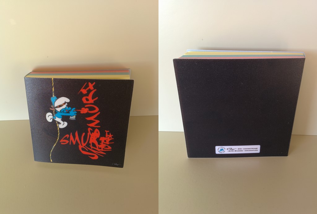 Bloc notes - Schtroumpf qui tag