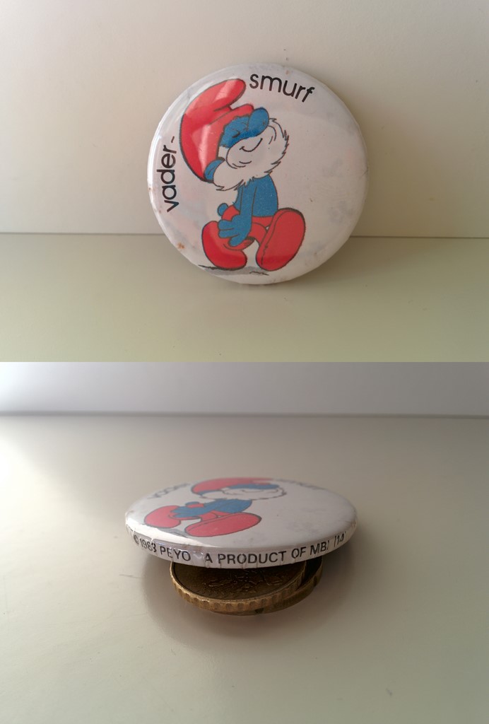 Badge MBI n°14 - Grand Schtroumpf (Vader-Smurf)