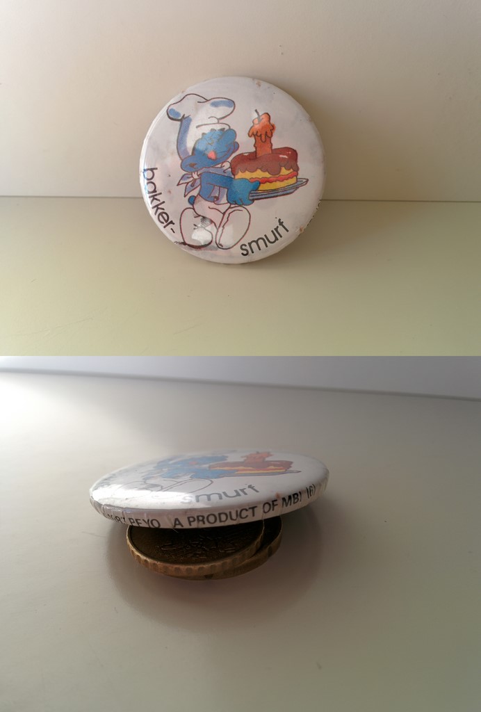 Badge MBI n°6 - Schtroumpf Cuisinier (Bakker-Smurf)