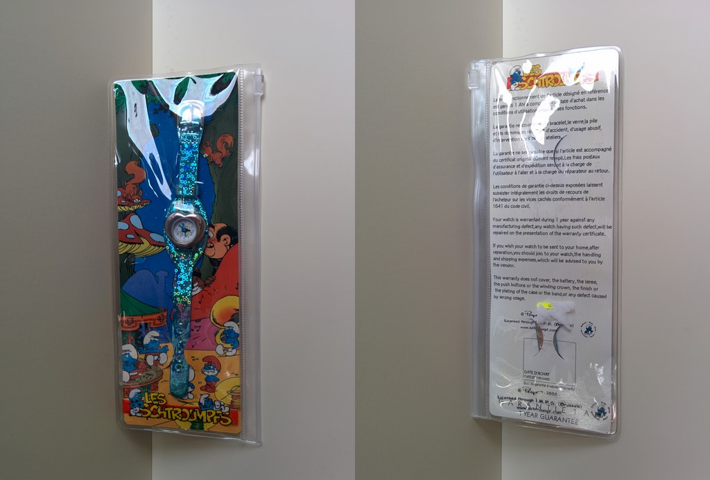 Montre Schtroumpfette