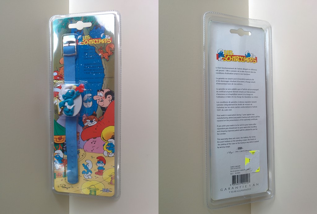 Montre Schtroumpf cupidon