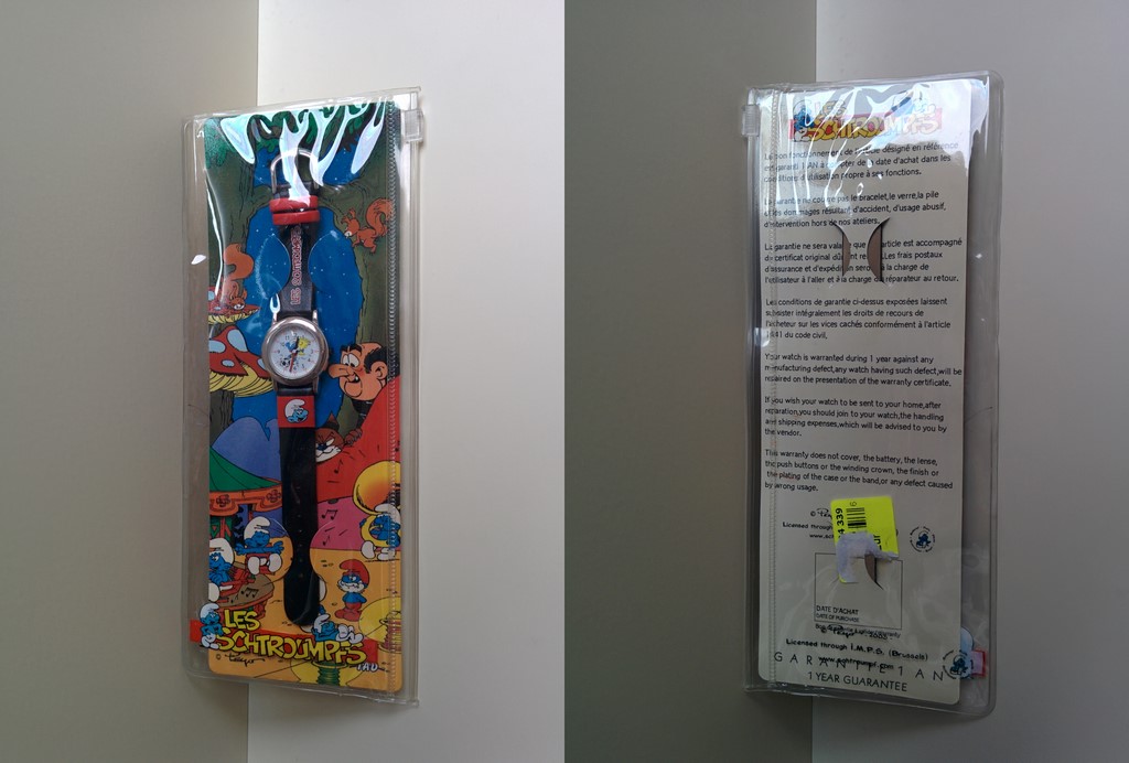 Montre Schtroumpf footballeur
