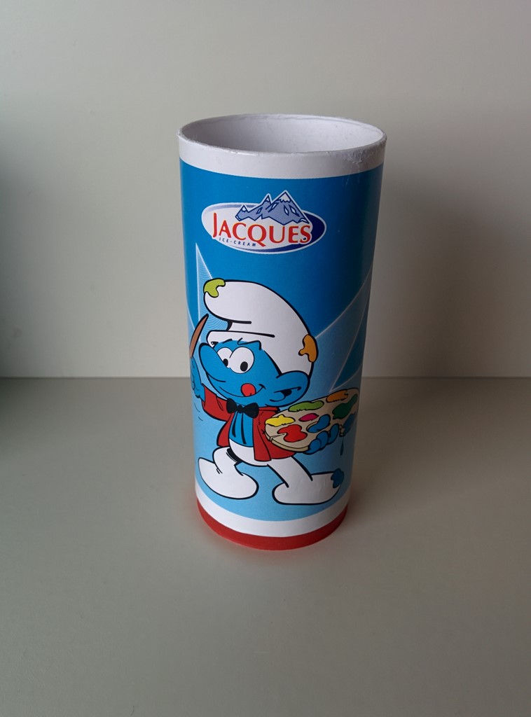 Jacques - Glace pouss-pouss Schtroumpf Peintre