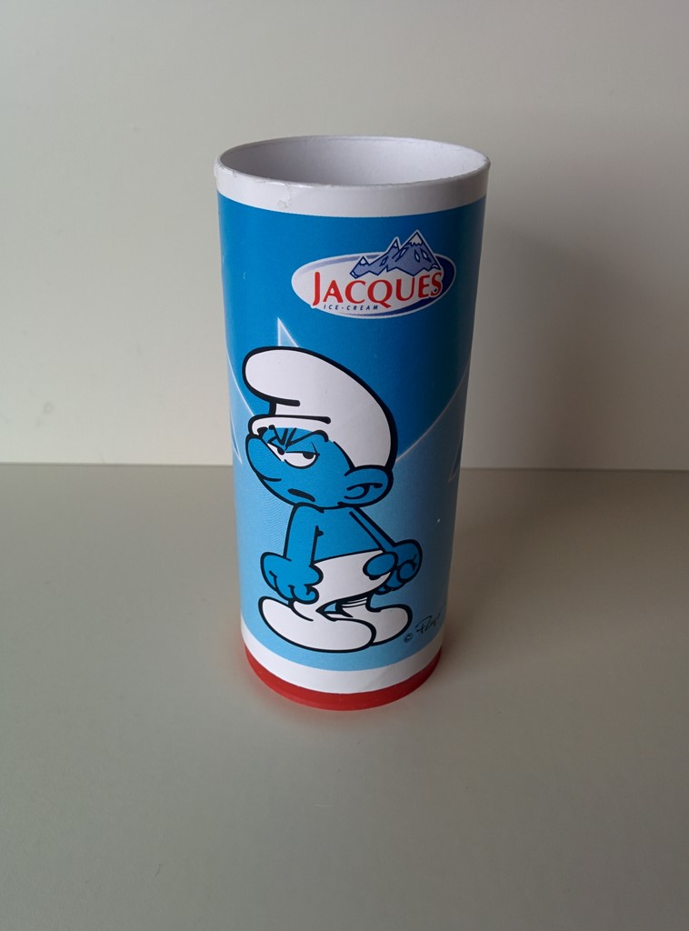 Jacques - Glace pouss-pouss Schtroumpf Grognon