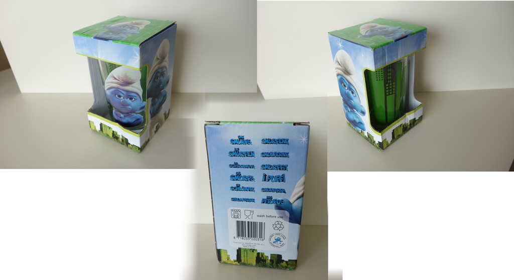 Verre Schtroumpf Grognon