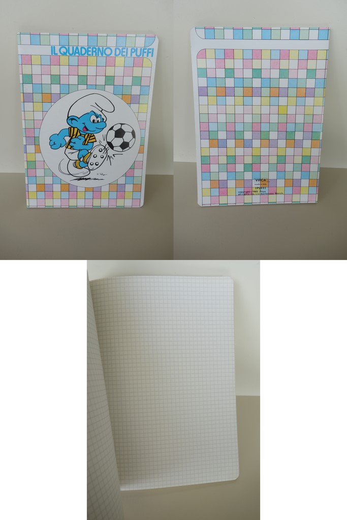 Cahier - Il quaderno del Puffi - Schtroumpf footballeur