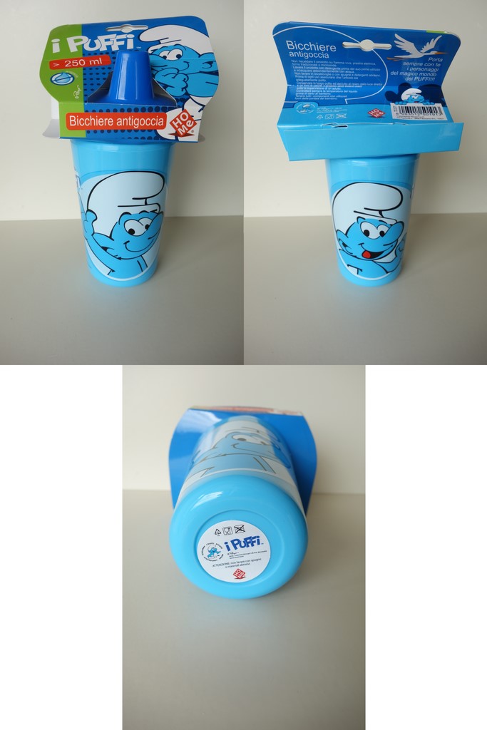 Verre en plastique - Schtroumpf