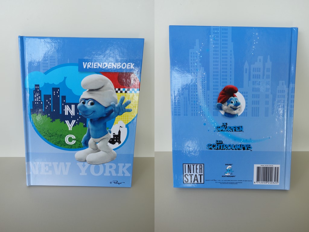 Cahier - Schtroumpf NYC