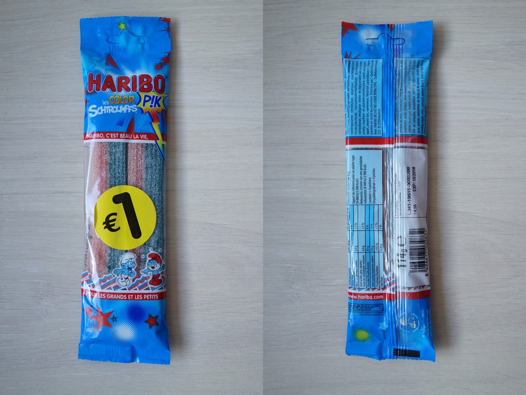 Sachet de bonbons color p!k