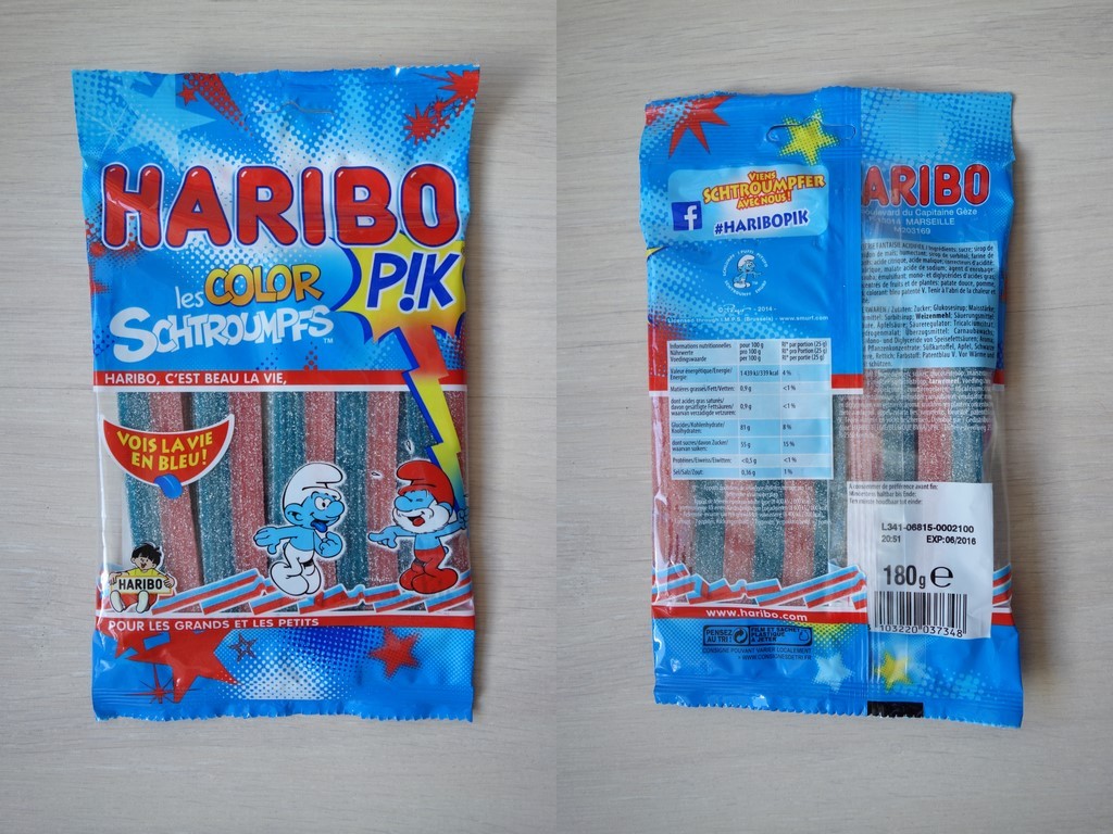 Sachet de bonbons color p!k