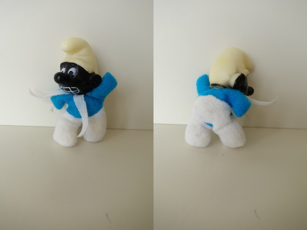 Mini mascotte - Schtroumpf noir